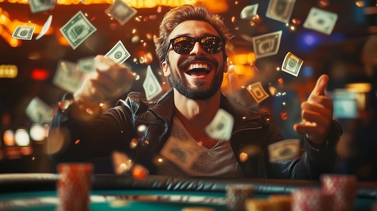Meja Blackjack Allbet dengan dealer yang siap membantu pemain
